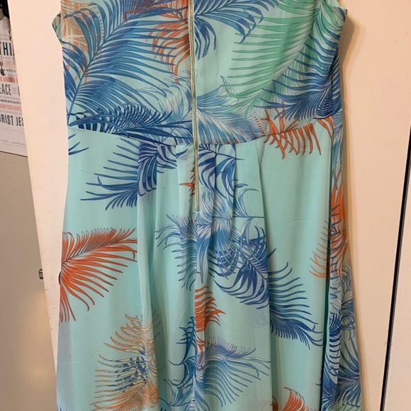 Tropical colors Sleeveless dress - Picture 1 of 2